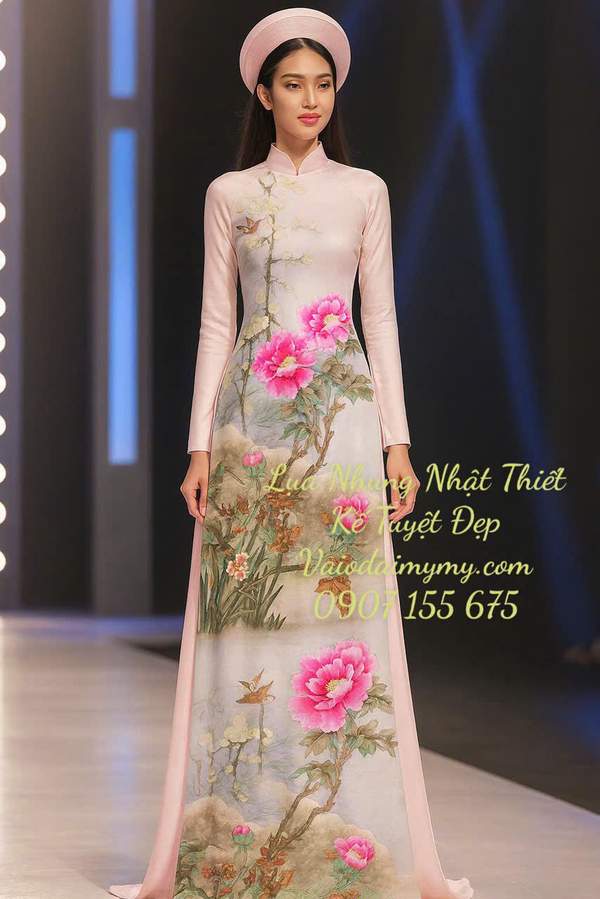 Vải Áo Dài Vai ao dai dep AD