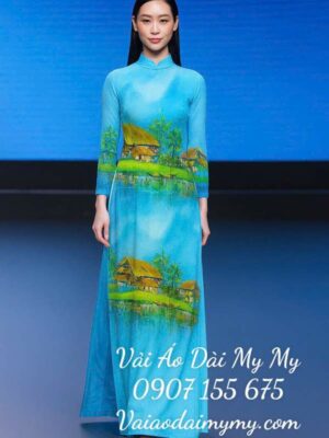 Vải Áo Dài Vai ao dai dep AD
