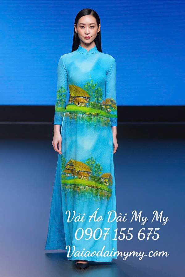 Vải Áo Dài Vai ao dai dep AD