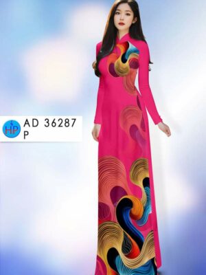 Vải Áo Dài Hoa Văn AD 36287