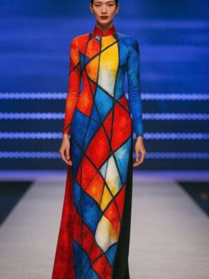 Vải Áo Dài Vai ao dai dep AD