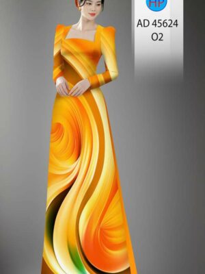 Vải Áo Dài Hoa Văn AD 45624