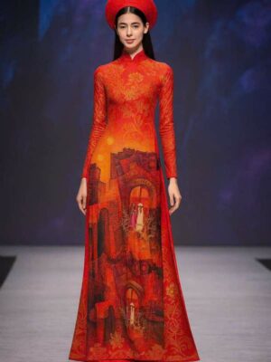 Vải Áo Dài Vai ao dai dep AD