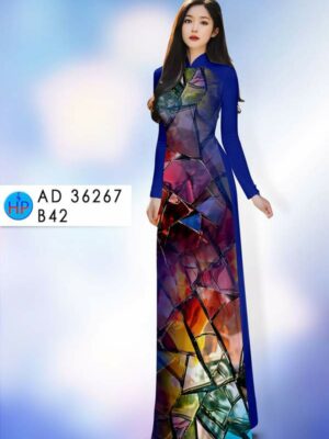 Vải Áo Dài Hoa Văn AD 36267