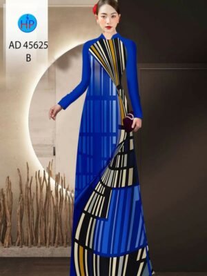 Vải Áo Dài Hoa Văn AD 45625