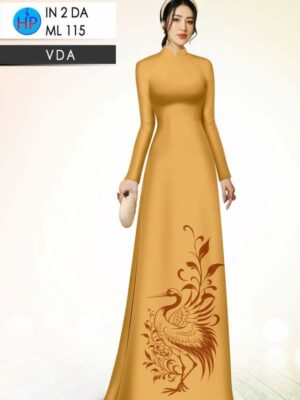 Vải Áo Dài Chim Hạc AD ML115