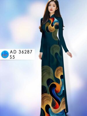 Vải Áo Dài Hoa Văn AD 36287
