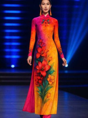 Vải Áo Dài Vai ao dai dep AD