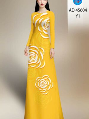 Vải Áo Dài Hoa Văn AD 45604