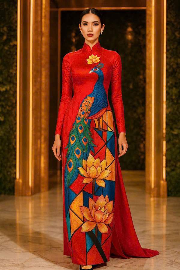 Vải Áo Dài Vai ao dai dep AD