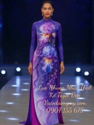 Vải Áo Dài Vai ao dai dep AD