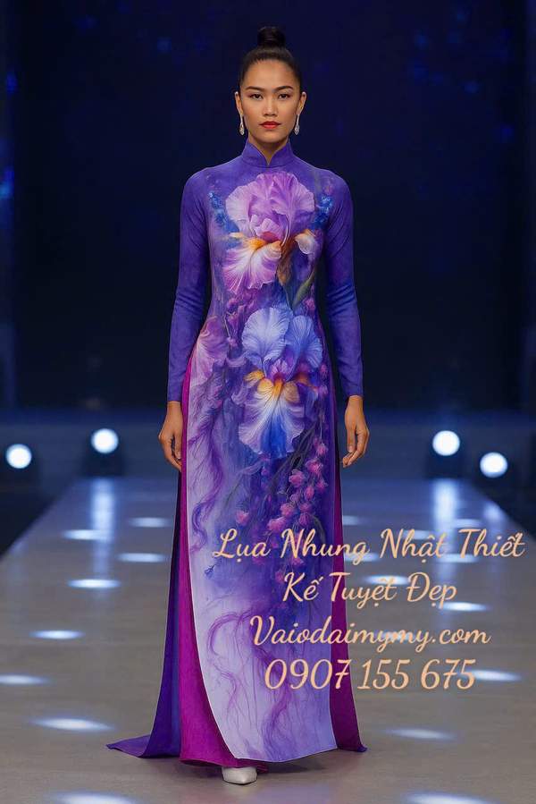 Vải Áo Dài Vai ao dai dep AD