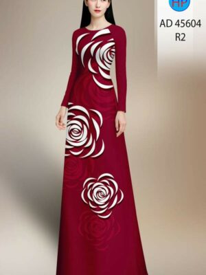 Vải Áo Dài Hoa Văn AD 45604