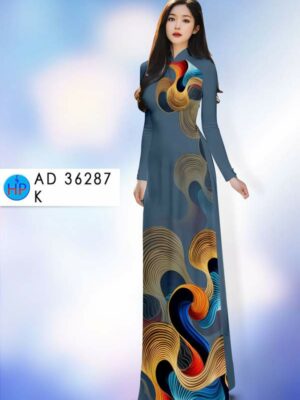 Vải Áo Dài Hoa Văn AD 36287