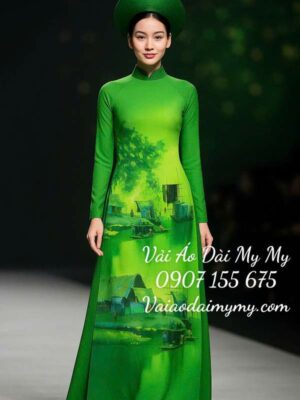 Vải Áo Dài Vai ao dai dep AD