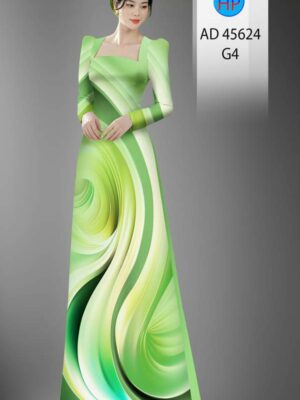 Vải Áo Dài Hoa Văn AD 45624