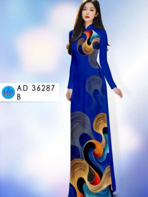 Vải Áo Dài Hoa Văn AD 36287