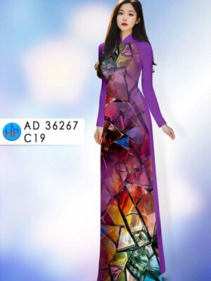 Vải Áo Dài Hoa Văn AD 36267