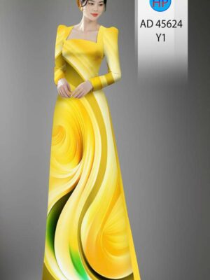 Vải Áo Dài Hoa Văn AD 45624