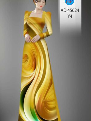 Vải Áo Dài Hoa Văn AD 45624