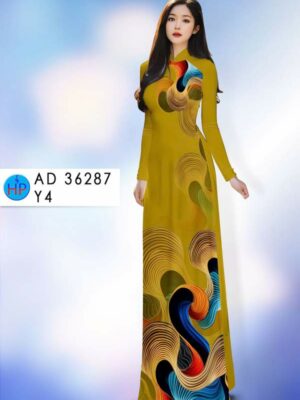 Vải Áo Dài Hoa Văn AD 36287