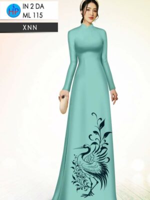 Vải Áo Dài Chim Hạc AD ML115