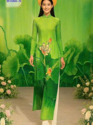Vải Áo Dài Vai ao dai dep AD