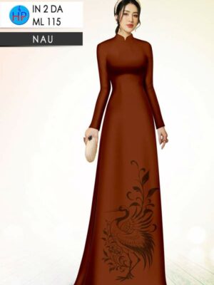 Vải Áo Dài Chim Hạc AD ML115