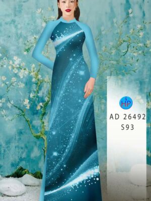 Vải Áo Dài Hoa Văn AD 26492