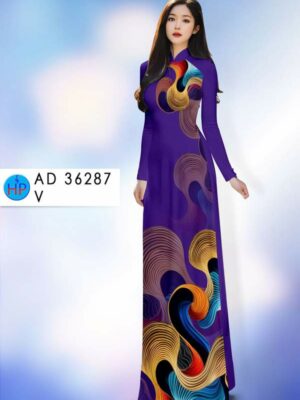 Vải Áo Dài Hoa Văn AD 36287