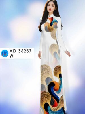 Vải Áo Dài Hoa Văn AD 36287