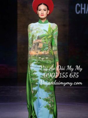 Vải Áo Dài Vai ao dai dep AD