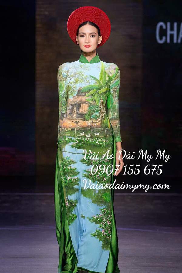 Vải Áo Dài Vai ao dai dep AD