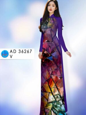 Vải Áo Dài Hoa Văn AD 36267