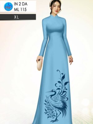 Vải Áo Dài Chim Hạc AD ML115