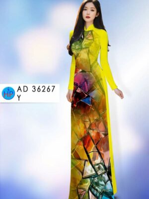 Vải Áo Dài Hoa Văn AD 36267