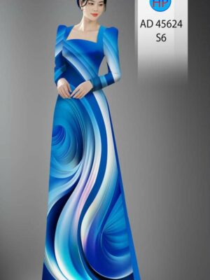Vải Áo Dài Hoa Văn AD 45624