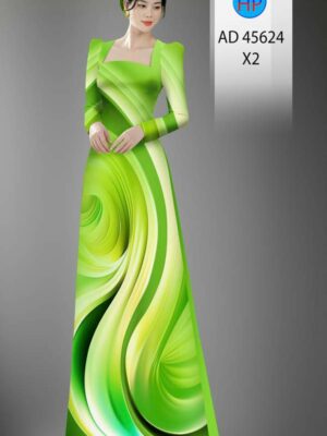 Vải Áo Dài Hoa Văn AD 45624