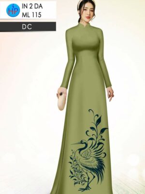 Vải Áo Dài Chim Hạc AD ML115