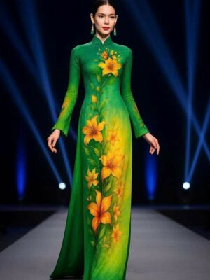 Vải Áo Dài Vai ao dai dep AD