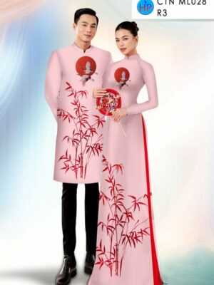 Vải Áo Dài Cặp Đôi Tre Trúc AD CTN ML028