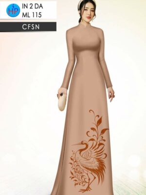 Vải Áo Dài Chim Hạc AD ML115