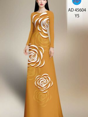 Vải Áo Dài Hoa Văn AD 45604