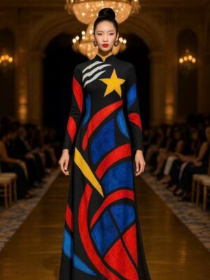 Vải Áo Dài Vai ao dai dep AD