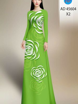 Vải Áo Dài Hoa Văn AD 45604