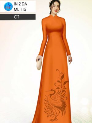 Vải Áo Dài Chim Hạc AD ML115