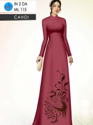 Vải Áo Dài Chim Hạc AD ML115