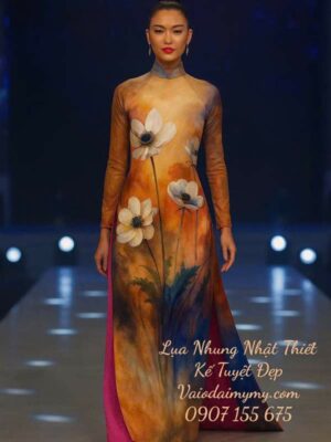 Vải Áo Dài Vai ao dai dep AD