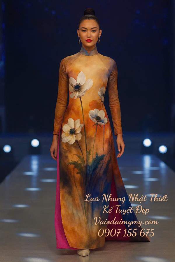 Vải Áo Dài Vai ao dai dep AD