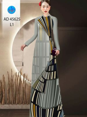 Vải Áo Dài Hoa Văn AD 45625